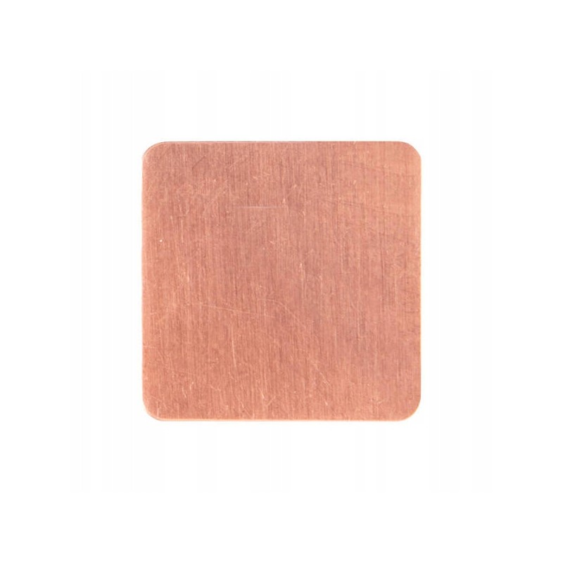 Podkładka termiczna miedziana 15 x 15 x 0,3mm