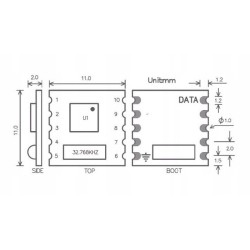 Moduł tuner odbiornik FM RDA5807M radio RDS stereo