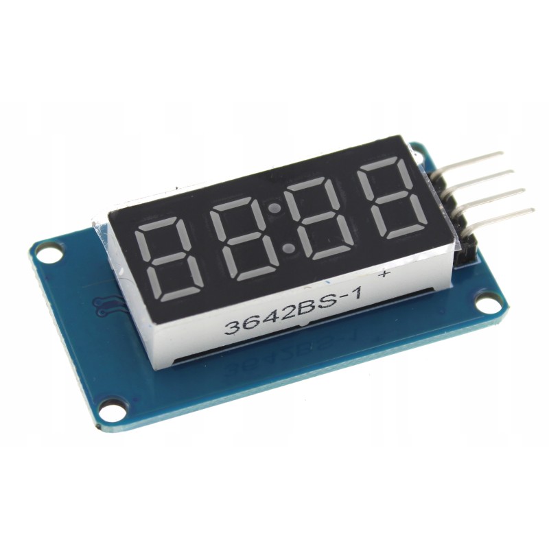 Wyświetlacz LED 4 cyfry + sterownik TM1637 Arduino