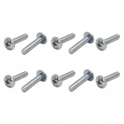 10x śruba z łbem podkładkowym M3x12 DIN 967