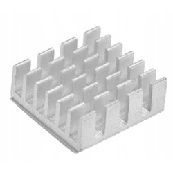 Radiator aluminiowy 14x14x6mm srebrny