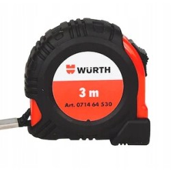 Taśma miernicza miara zwijana WURTH 071464530 3 m wytrzymała!