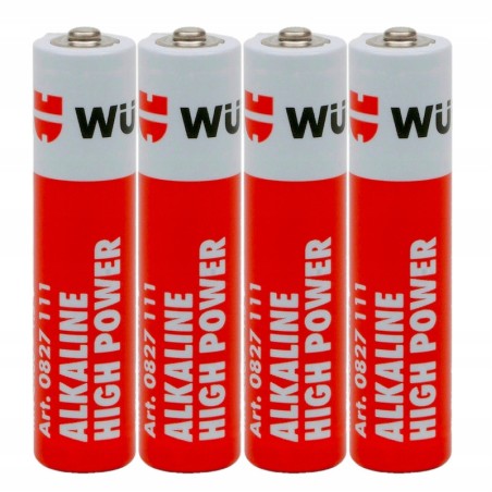 Bateria AAA R3 alkaiczna LR03 Wurth x 4 sztuki