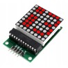 Matryca LED 8x8 czerwona 32x32mm sterownik MAX7219