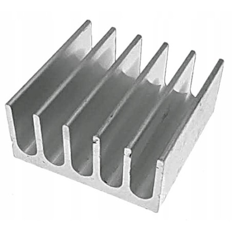 Radiator aluminiowy 22x22x10mm srebrny