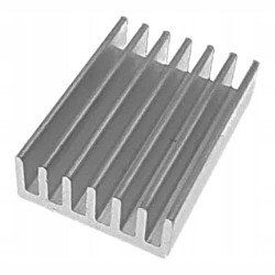 Radiator aluminiowy 20x14x6mm srebrny