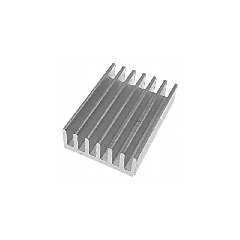 Radiator aluminiowy 20x14x6mm srebrny