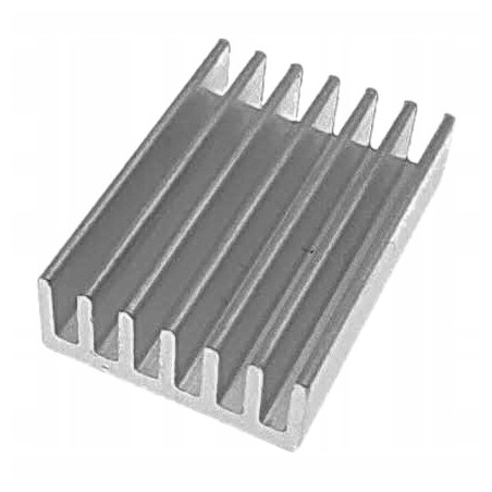 Radiator aluminiowy 20x14x6mm srebrny
