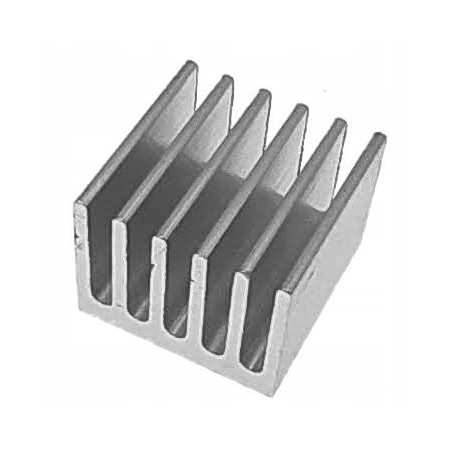 Radiator aluminiowy 13x13x10mm srebrny