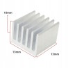 Radiator aluminiowy 13x13x10mm srebrny