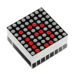 Matryca LED 8x8 czerwona 32x32mm Led 3mm wspólna K