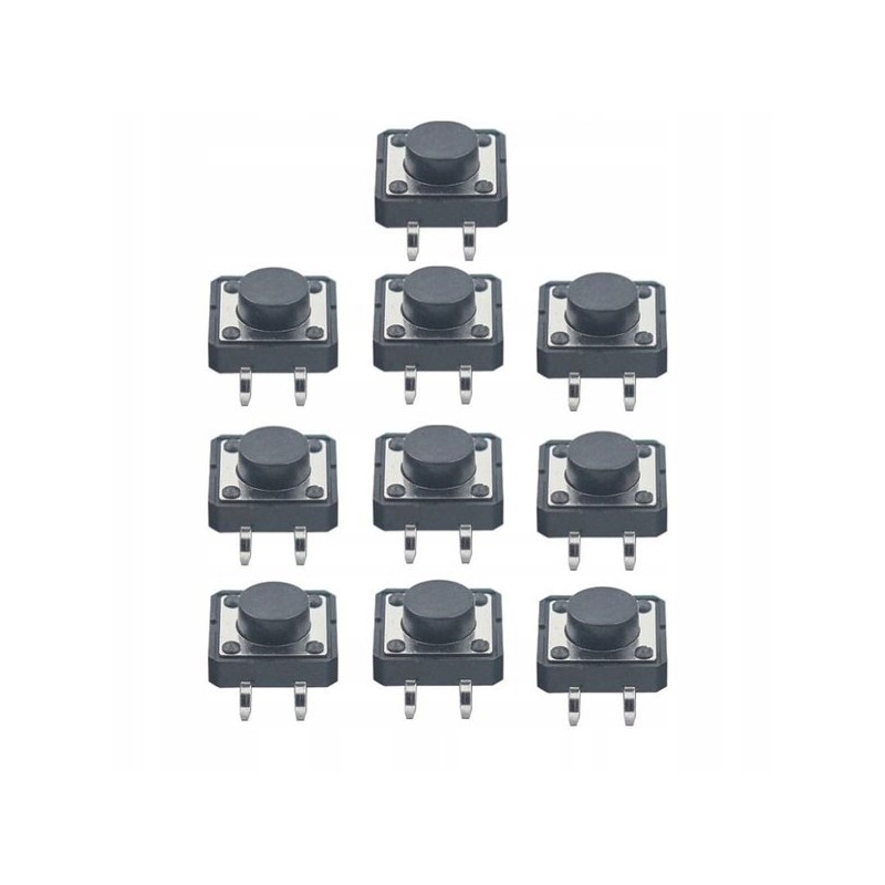 Mikrostyk TACT 12x12x5mm mikroswitch x10 sztuk