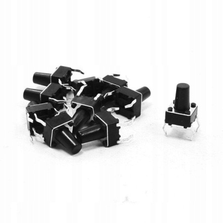 Mikrostyk TACT 6x6x8mm mikroswitch x10 sztuk
