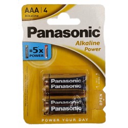 Bateria Panasonic AAA R3 x 4szt. alkaiczna LR03