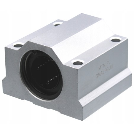 Łożysko liniowe zamknięte w obudowie SMA25 GUU