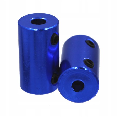 Sprzęgło aluminiowe 4x5 (łącznik) z 4mm na 5mm