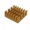 Radiator aluminiowy 14x14x6mm złoty