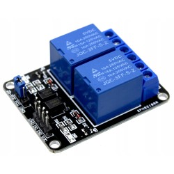 Przekaźnik 2-kanały 5V 10A/250V optoizolacja