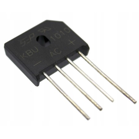 Mostek prostowniczy 10A 1000V płaski KBU1010