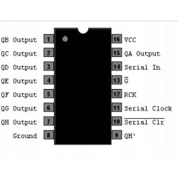Układ scalony 74HC595N rejestr przesuwny ARDUINO