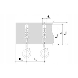 Mocowanie Huśtawki Hak Huśtawkowy komplet 2 sztuki