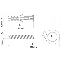 Mocowanie Huśtawki Hak Huśtawkowy komplet 2 sztuki