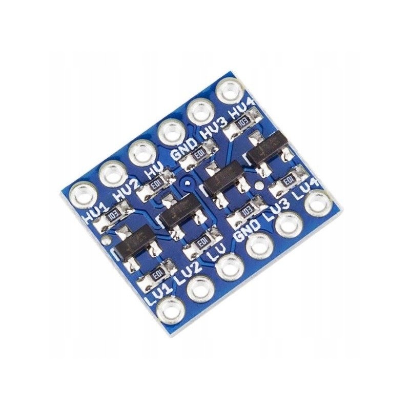 Konwerter poziomów 3,3/5V 4 kanały SPI/UART