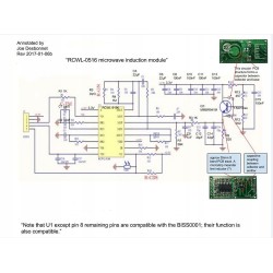 Mikrofalowy sensor czujnik ruchu 4-28V RCWL-0516