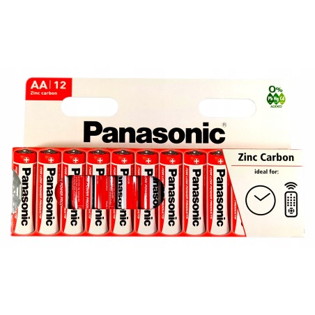 Bateria Panasonic AA R6 x 12 sztuk cynkowo-węglowa