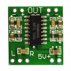 Moduł mini wzmacniacz audio 2x3W 5V PAM8403