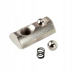 Nakrętka ślizgowa M4 z kulką do profili 2020 x10