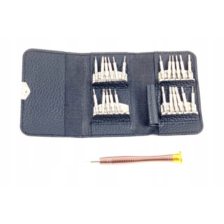 Zestaw wkrętaków 24 końcówki w eleganckim etui