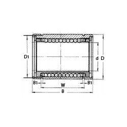 LM010UU łożysk liniowe 10 mm | LM 10 UU zamknięte