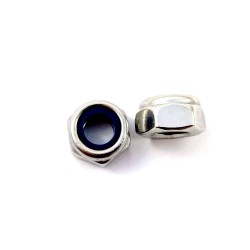 10x Nakrętka M4 A2 z wkładką (nierdzewka) 10 sztuk