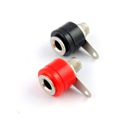 2x Gniazdo bananowe 4mm x15mm AL2321 (para!)