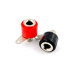 2x Gniazdo bananowe 4mm x15mm AL2321 (para!)