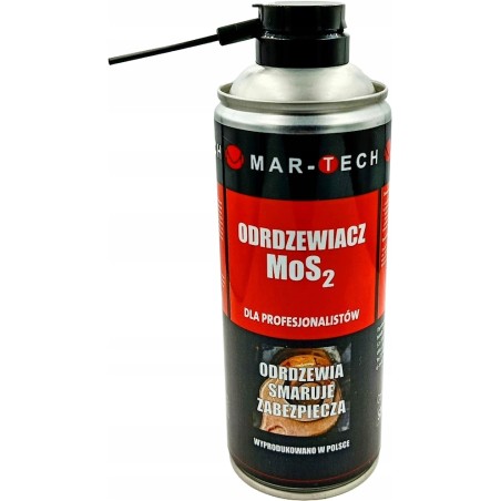 Odrdzewiacz MoS2 400ml (dwusiarczek molibdenu) Mart-Tech