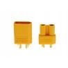 Konektor XT30 - para (gniazdo+wtyk) komplet Yellow
