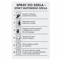 Farba w sprayu matująca / prywatyzująca Frosted Glass 400 ml