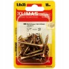 Wkręty hartowane do drewna 5,0x35mm PZ-2 x18 sztuk