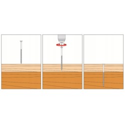 Wkręty hartowane do drewna 5,0x35mm PZ-2 x18 sztuk