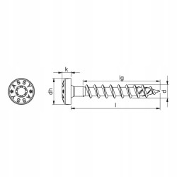 Wurth ASSY 4 PH 4x16/14 0153 74016 x100 sztuk