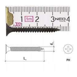 Wkręty do płyt karton gips Wkręt-Met 3,5 x 35 mm 100 szt.