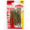 Wkręty hartowane do drewna 4,0x60mm PZ-2 x15 sztuk