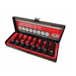 WURTH KLUCZ NASADKI UDAROWE 1/2 cala TORX TX 8 szt