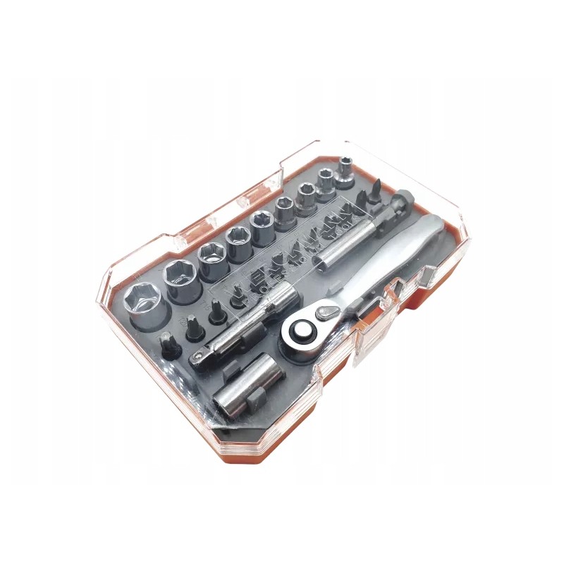 Zestaw kluczy nasadowych z grzechotką Werckmann 25 elementów