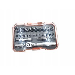 Zestaw kluczy nasadowych z grzechotką Werckmann 25 elementów