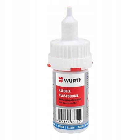 Klej błyskawiczny Wurth Plastobond 20ml | 0893091