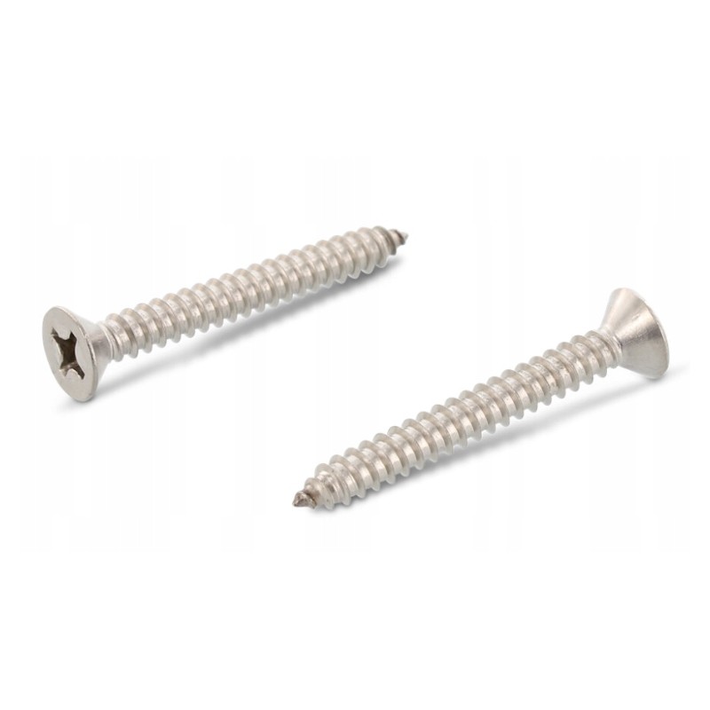 Wkręt nierdzewny stożkowy 4,2x38mm A2 DIN 7982 x100 sztuk