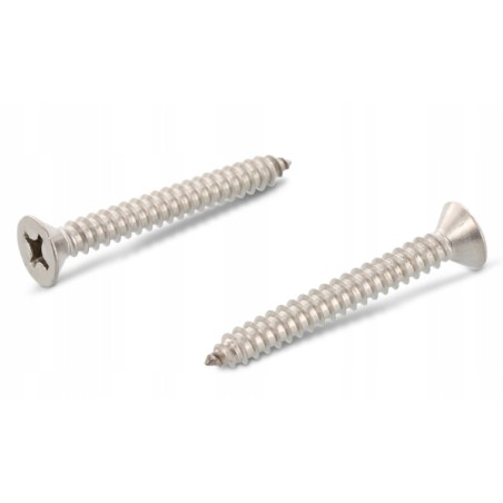 Wkręt nierdzewny stożkowy 4,2x38mm A2 DIN 7982 x100 sztuk